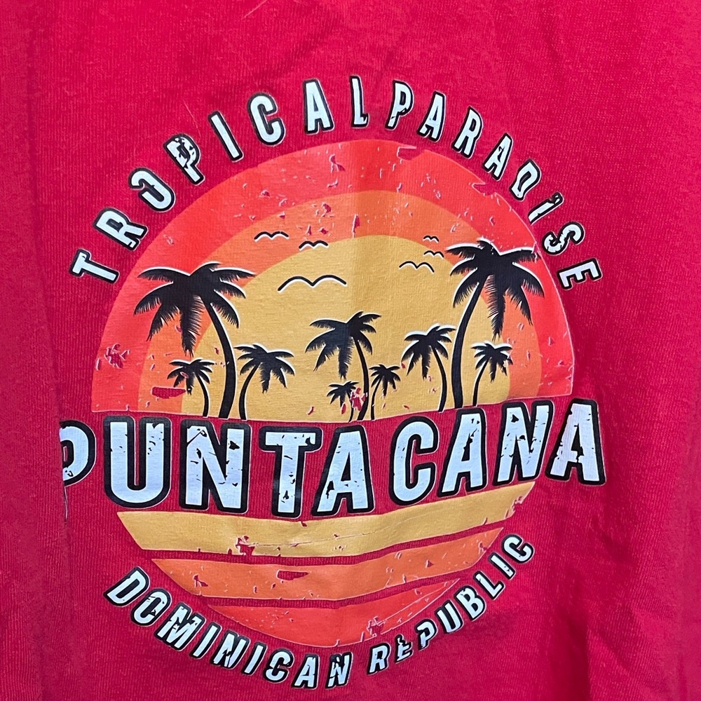 Punta Cana Red Graphic T M